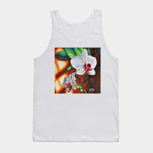 White Orchids or Phalaenopsis Tank Top